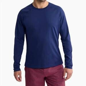 NEW FAIR HARBOR anchor rashguard shirt in navy